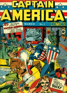 Captain America 1941 Comic Book Cover